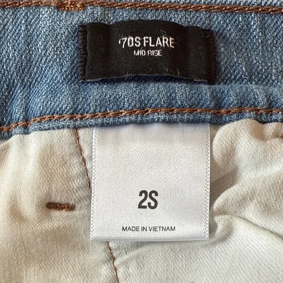 Express Blue Flare & Wide Leg Jeans - Picture 8 of 10